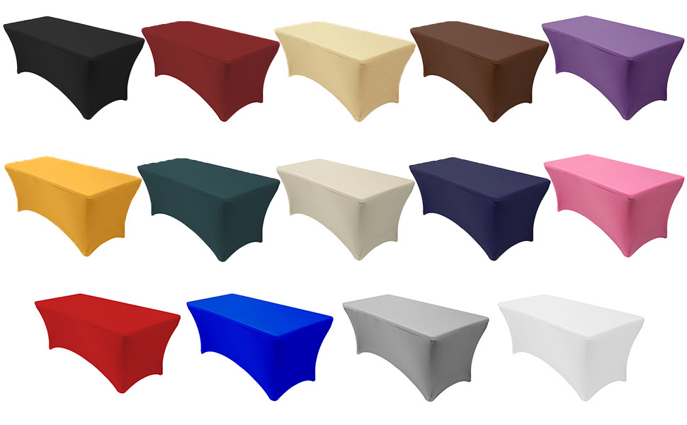 Reusable Plastic Table Cloth table cover Colour 137 x 274 cm Rectangle Cover Wed - Picture 8 of 96