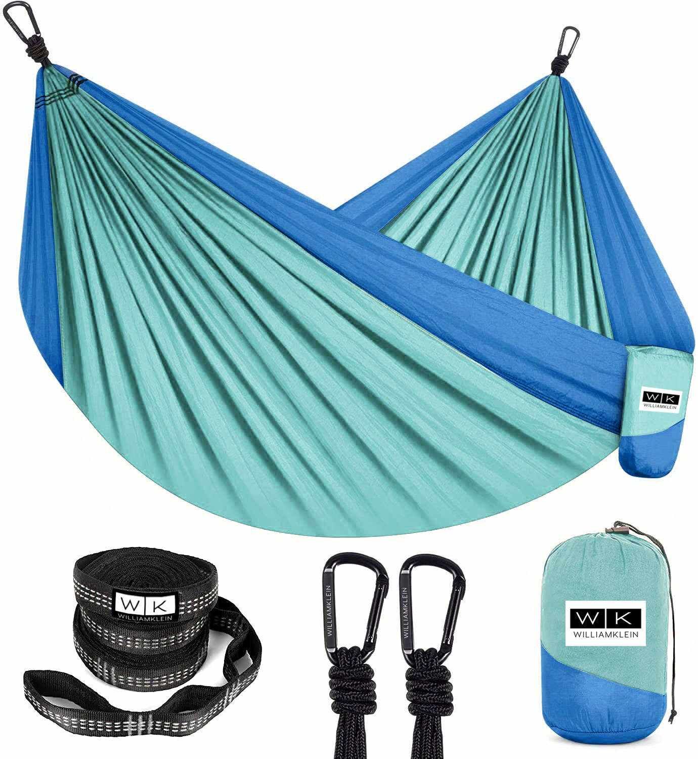 Camping Hammock Portable Lightweight Parachute 210T Nylon Hammock with Straps - Picture 21 of 25