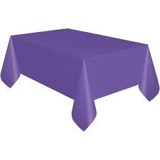 Reusable Plastic Table Cloth table cover Colour 137 x 274 cm Rectangle Cover Wed - Picture 7 of 96