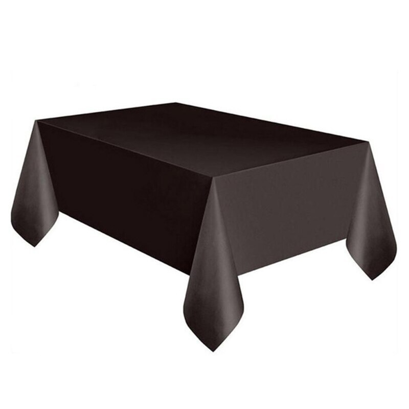 Reusable Plastic Table Cloth table cover Colour 137 x 274 cm Rectangle Cover Wed - Picture 13 of 96