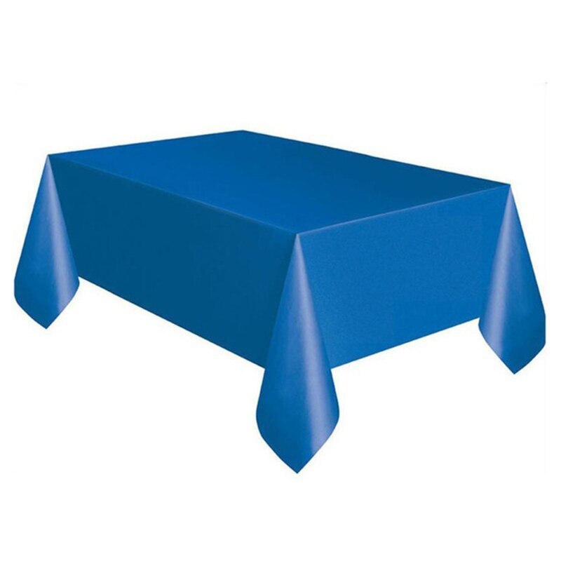 Reusable Plastic Table Cloth table cover Colour 137 x 274 cm Rectangle Cover Wed - Picture 19 of 96