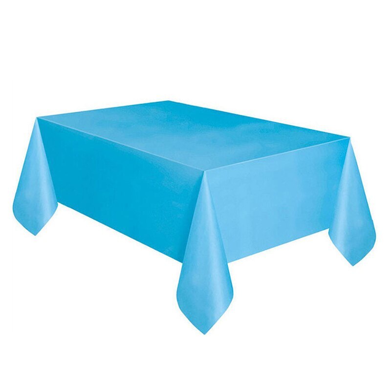 Reusable Plastic Table Cloth table cover Colour 137 x 274 cm Rectangle Cover Wed - Picture 43 of 96