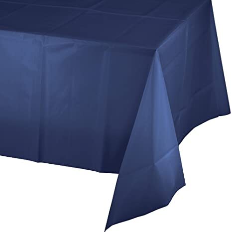 Reusable Plastic Table Cloth table cover Colour 137 x 274 cm Rectangle Cover Wed - Picture 49 of 96