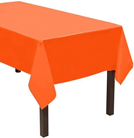 Reusable Plastic Table Cloth table cover Colour 137 x 274 cm Rectangle Cover Wed - Picture 55 of 96